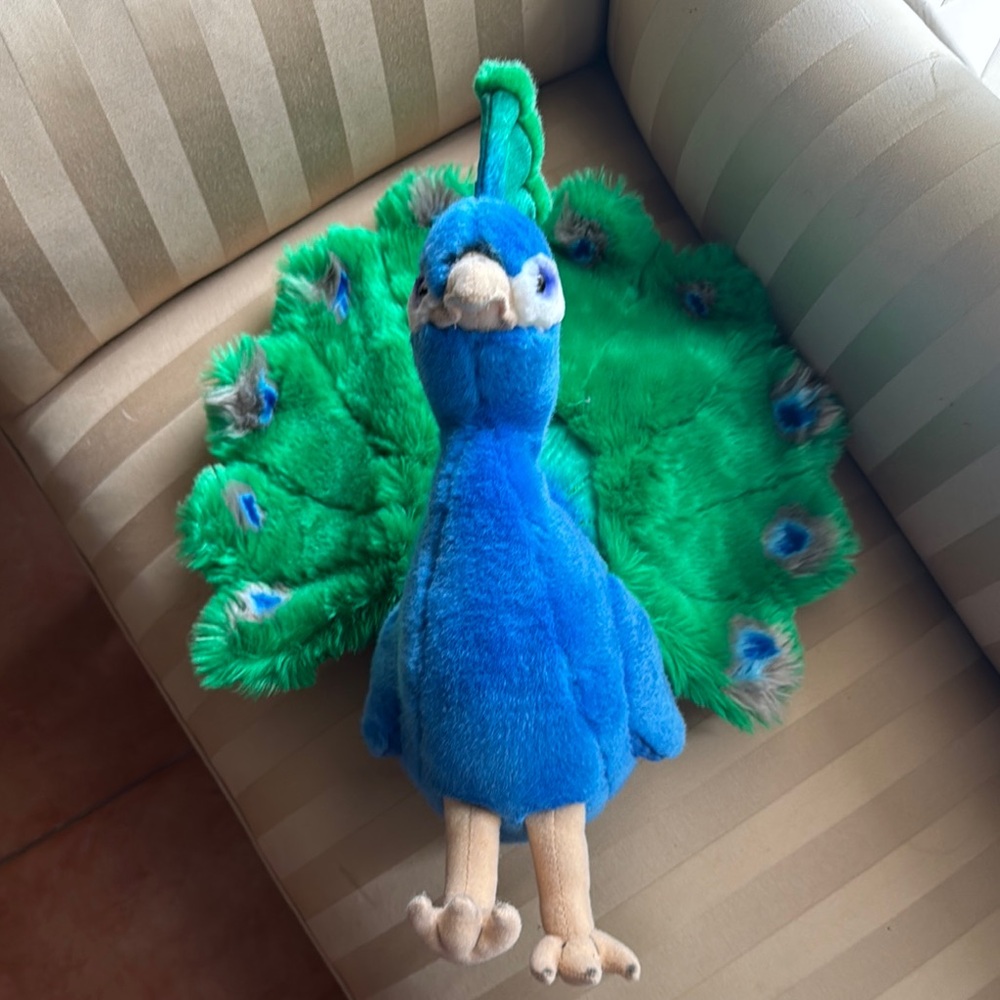 Plush Peacock Toy